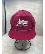 Vintage Lake Tahoe Embroidery Hat Snapback Trucker Cap Mens 90’s Corduro... - $49.45