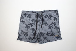 Vtg Tommy Bahama Relax Mens Medium Distressed Spell Out Lined Shorts Swim Trunks - $29.65