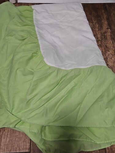 Preowned Lime Green Twin Size Bedskirt From Disney Home - $9.89