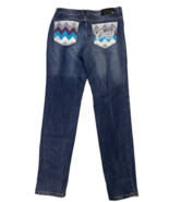 Coogi Skinny Straight Denim Stretch Pants Embroidered Pockets Jeans Size... - £15.73 GBP