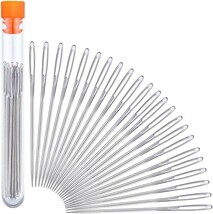 23 PCS Large Eye Sewing Needles, 2.36in Sewing Sharp Needles, Leather Ne... - €7,15 EUR