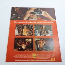 1972 Kodak XL Movie Cameras Myriad Faces Magnificent Role Print Ad 10.5&quot; x 13.5&quot; - £5.74 GBP