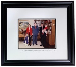 Président Ronald Reagan Signé Encadré 14x16 Photo Mat JSA Loa - £1,524.78 GBP