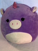 Squishmallow Astrid the Purple Unicorn 8&quot; Soft Plush USA KellyToys - £17.98 GBP