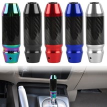 JDM Carbon Fiber Aluminum Universal Automatic Car Gear Shift Knob Shifter 4&quot; - $17.88+