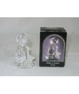 Precious Moments Make A Joyful Noise 1990 Lead Crystal Figurine 634840 - £23.29 GBP