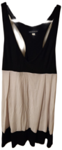 Boston Proper Black and White Tank Top Dress - Size Large - £14.95 GBP