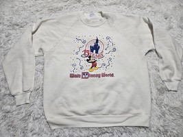 Vintage 1986 Walt Disney World 15 Year Anniversary YOUTH XL Sweatshirt D... - $9.69
