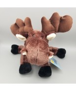 Webkinz Ganz Moose Plush Toy Cute Soft Animal Hm375 8&quot; Tall Good Condition - $16.74 CAD