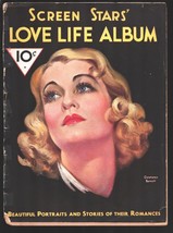 Screen Stars&#39; Love Life Album1932-Constance Bennett-Photos of top stars-James... - £60.09 GBP