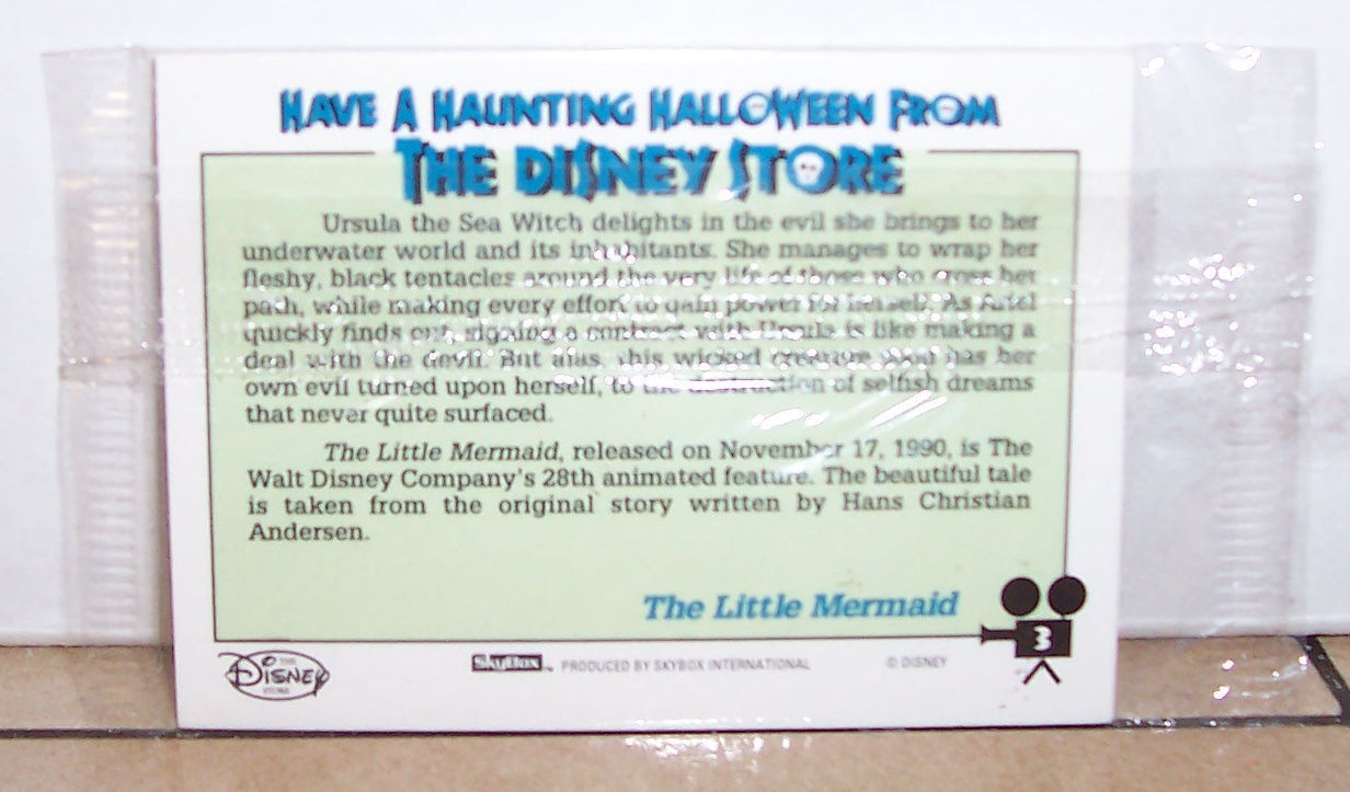 Vintage 80&#39;s Disney Store Card Pack Giveaway Unopen - $10.03