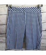 NWT IZOD GOLF ladies blue plaid women’s shorts - $453.58 MXN