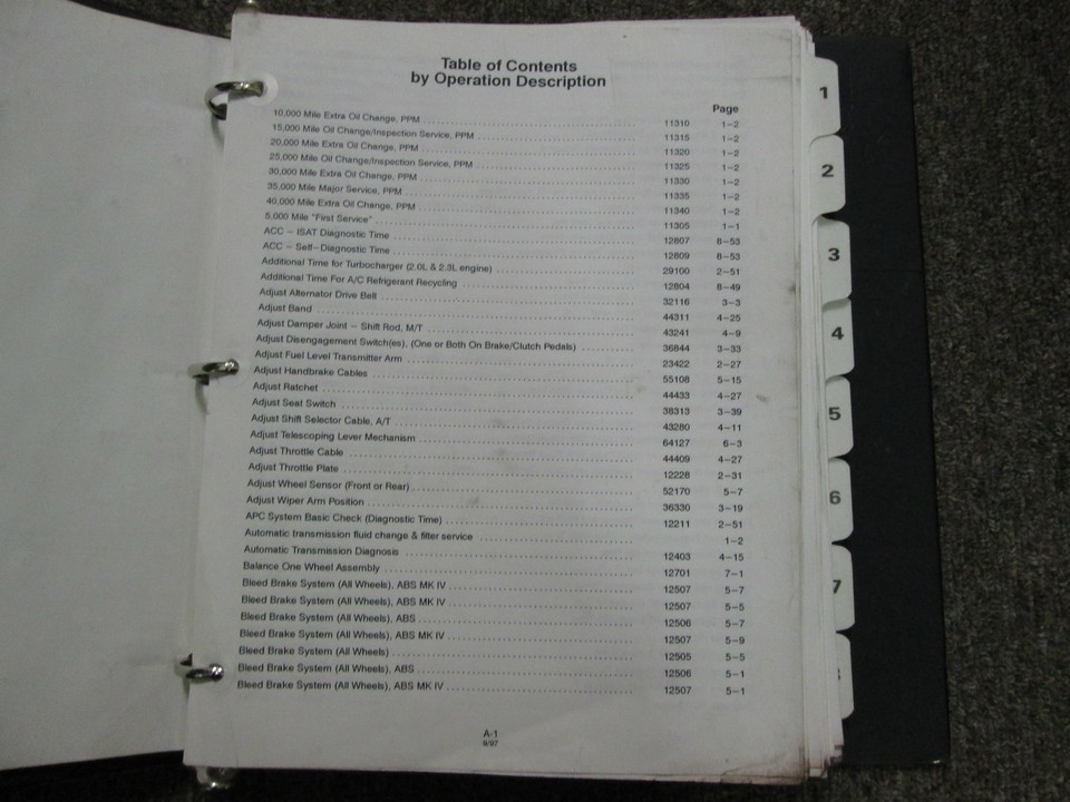 1980s 1990s Saab 900 9000 Failure Code Flat Rate Shop Manual FACTORY OEM DEAL Item image 4