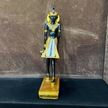 Large Ancient Egyptian statue Guardian Qah, handcrafted heavy black solid stone  - £221.37 GBP