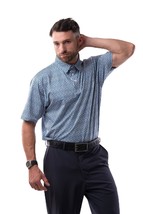 American Fit Jacquard Polos Noah Golf for Men Made in Peru. (US, Alpha, ... - $35.89