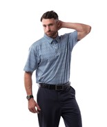 American Fit Jacquard Polos Noah Golf for Men Made in Peru. (US, Alpha, ... - $35.89