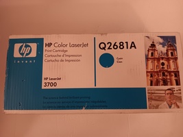 HP 311A / Q2681A Cyan Laser Toner Cartridge Brand New Blue Box Factory Sealed - $79.99