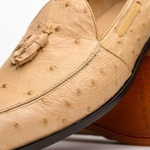 Aubiere Genuine Ostrich Quill Dress tassel Loafers Orix image 3