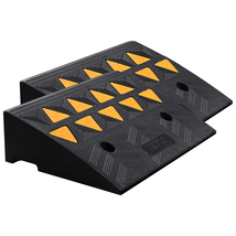 VEVOR Rubber Curb Ramp 2 Pack, 5&quot; Rise Height Heavy-Duty 33069 lbs/15 T ... - $69.13 CAD