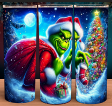 Grinch Santa Claus Stockings Christmas Gifts Cup Mug Tumbler 20oz - £15.68 GBP