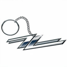 ZZ Top Twin Z&#39;s Keychain Silver - £9.56 GBP