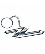 ZZ Top Twin Z&#39;s Keychain Silver - $11.98