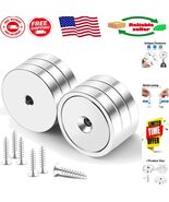 Silver Neodymium Cup Magnets, 150lb Holding Power - Perfect for Tools &amp; ... - $350.07 MXN