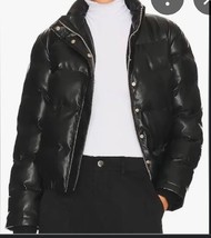 NWT Women&#39;s Snobbish Faux Leather Jacket  Coat Medium Figure Flattering ... - $35.15