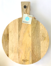 Martha Stewart Mango Wood Thick Cutting Board 10” Round New in Package w/ Tag - £27.14 GBP