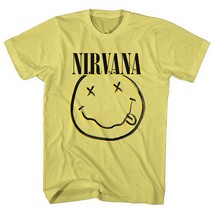 Nirvana Inverse Smile Yellow Official Tee T-Shirt Mens Unisex - £24.99 GBP