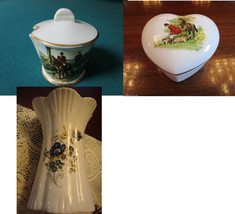 Royal Tara Ireland Jam Pot, Trinket Box, Vase Pick 1 - £30.53 GBP