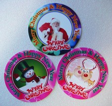 12 Christmas Holiday Party Favor Stickers (Bags Not Included) #1 - £8.69 GBP