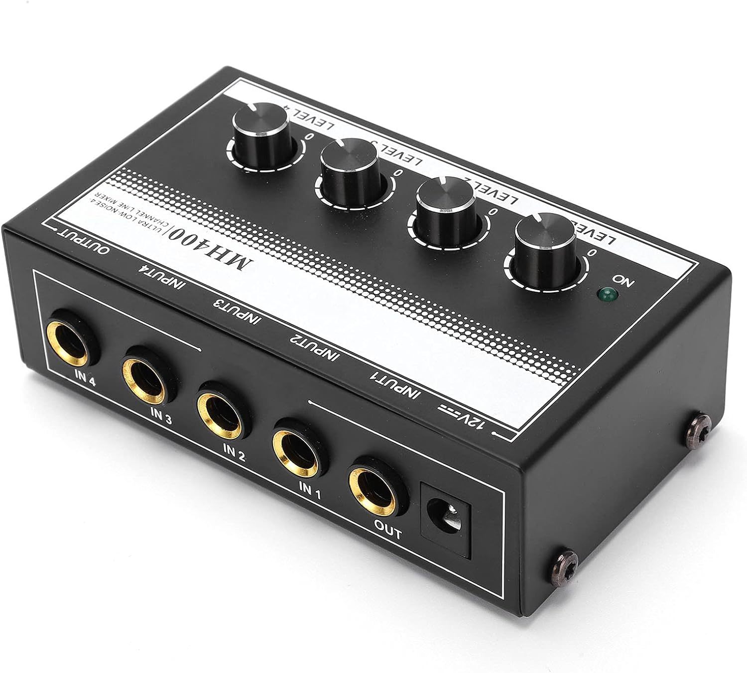 4 Channel Line Mixer,Mini Metal Hub Microphone,Ultra Low Noise Audio, #2 - $36.98