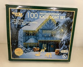 Good Tidings 100 Icicle Light Set #66547 - £19.35 GBP