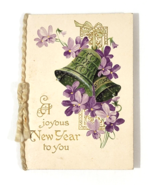 c1910 Mini New Year Greeting Card - $33.95 CAD
