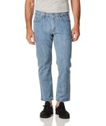 Lee Men&#39;s Regular Fit Straight Leg Jean, Worn Light, 42W x 32L - £18.74 GBP