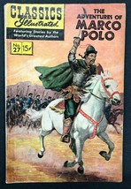 Classics Illustrated #27 The Adventures Of Marco Polo (Hrn 167) 4/64 Vg+ - £9.51 GBP