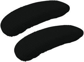 Office Chair Armrest Covers  (Black, 2Pcs/Set (10-13) x (2-4) x 1.9 inches) - $11.88