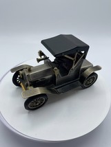 Vintage 1908 Ford Model T Car Gold Metal Trim Moving Top - $9.49