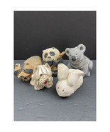 Artesania Rinconada Lot of 5 Signed Ceramic Animal Figurines Koala Panda... - $63.84 CAD