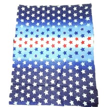 Red White Blue Glitter Stars Fabric Material 1.5 YD x 44 Inch Traditions 2000 - £11.65 GBP
