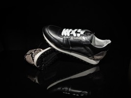Roberto Cavalli Snakeskin Embossed Leather Sneakers Size 13 NIB image 7