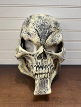 California Costumes -Skeleton Skull Death Reaper Halloween rubber latex Mask - £17.69 GBP