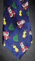 Keith Daniels Italy New York Santa Holiday Mens Polyester Tie New with tag - $4.94