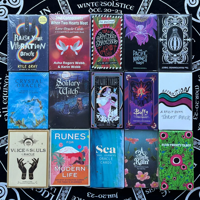 Tarot Deck Oracles Cards Witches Tarot Cards For Women Girls Cards Art Tarot - £10.98 GBP