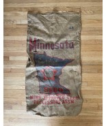 Vintage Burlap Sack - Minnesota Certified Seed 44 - $374.40 MXN