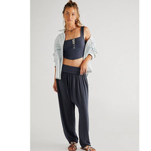 NWT Free People Malia Set $158 MEDIUM Graphite - £69.19 GBP