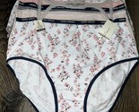 Laura Ashley Womens Brief Underwear Panties Floral 5-Pair Cotton Blend (... - $28.20