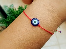 Red string evil eye bracelet Kabbalah jewelry Protection Luck gift Men Women Kid - £4.69 GBP