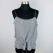 Old Navy Womens Large L Polyester Adjustable Straps Sleeveless Top Cinched Waist - £10.45 GBP